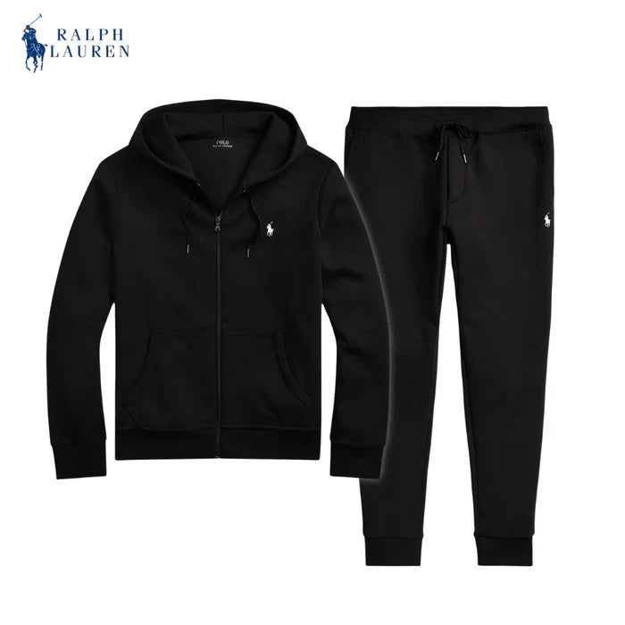 Luxury Double-Knit Set – Premium 2-Piece Tracksuit (Jacket + Joggers)