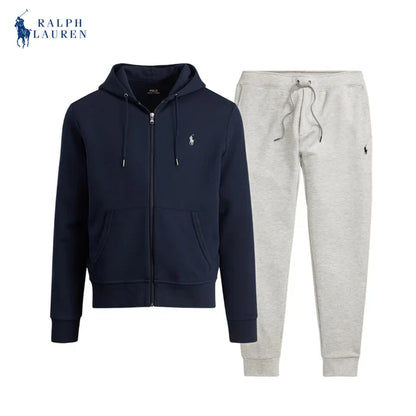 Luxury Double-Knit Set – Premium 2-Piece Tracksuit (Jacket + Joggers)