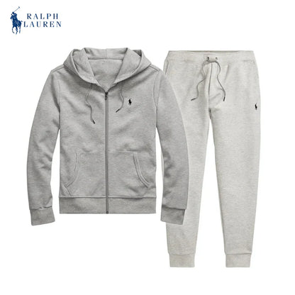 Luxury Double-Knit Set – Premium 2-Piece Tracksuit (Jacket + Joggers)