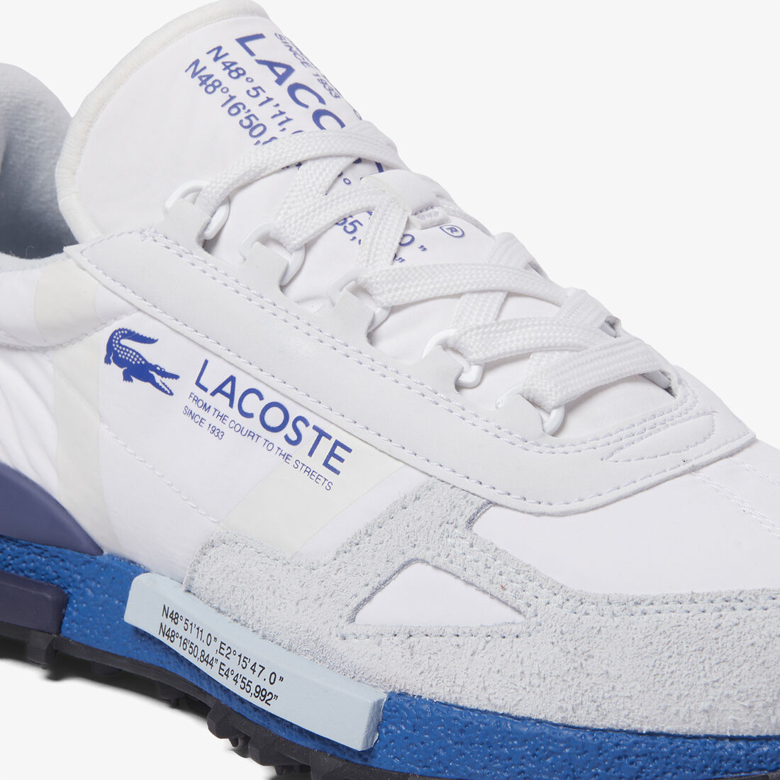 Lacoste Elite Active Men's Sneakers – 70s Retro Runner (Nylon & Suede Edition)