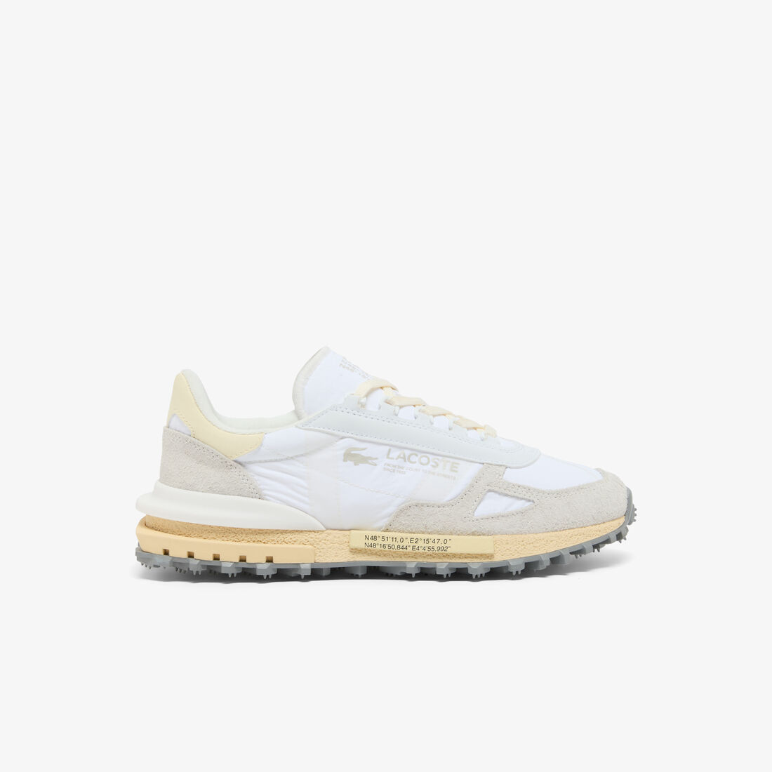 Lacoste Elite Active Men's Sneakers – 70s Retro Runner (Nylon & Suede Edition)