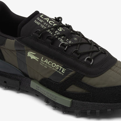 Lacoste Elite Active Men's Sneakers – 70s Retro Runner (Nylon & Suede Edition)