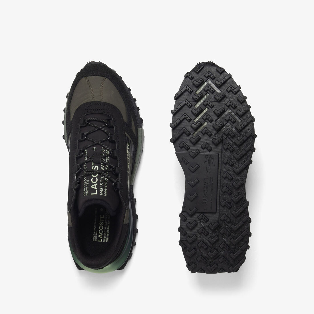 Lacoste Elite Active Men's Sneakers – 70s Retro Runner (Nylon & Suede Edition)